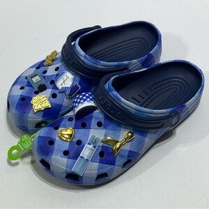 NEW - Crocs - Bath & Body Works Gingham Clog - Blue Multi - M8/W10